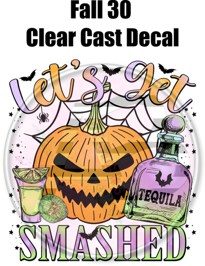 Fall 30 - Clear Cast Decal