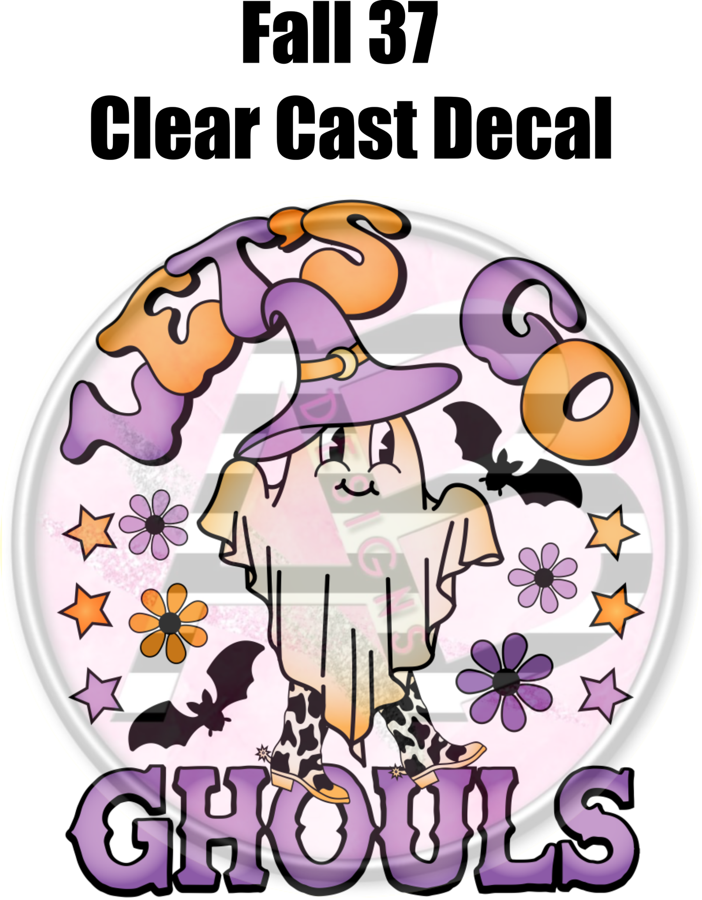 Fall 37 - Clear Cast Decal