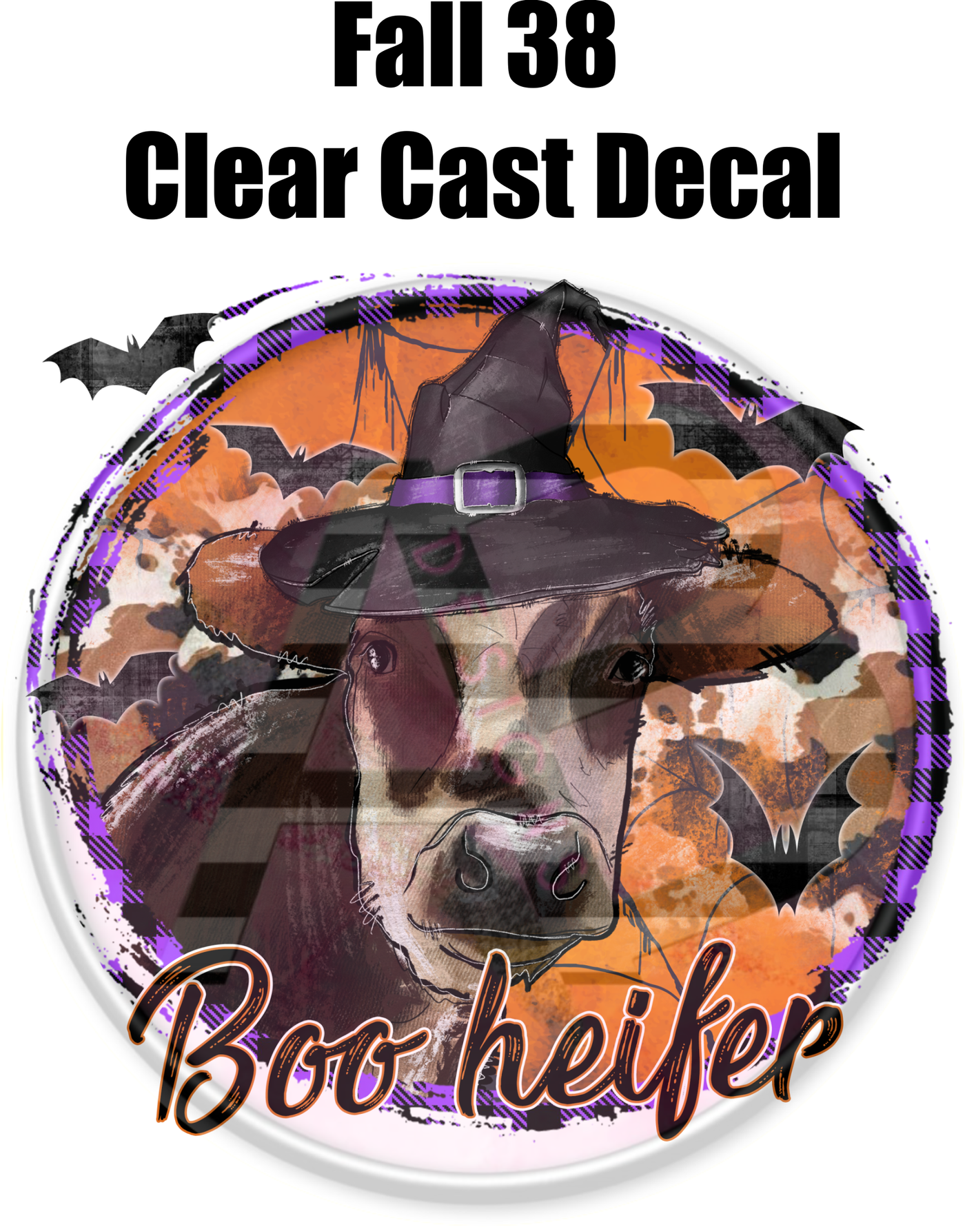 Fall 38 - Clear Cast Decal