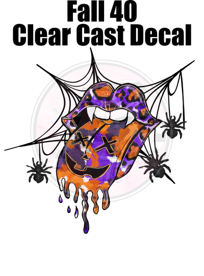 Fall 40 - Clear Cast Decal