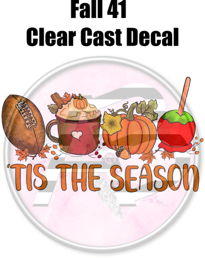 Fall 41 - Clear Cast Decal
