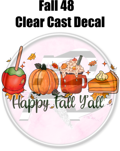 Fall 48 - Clear Cast Decal