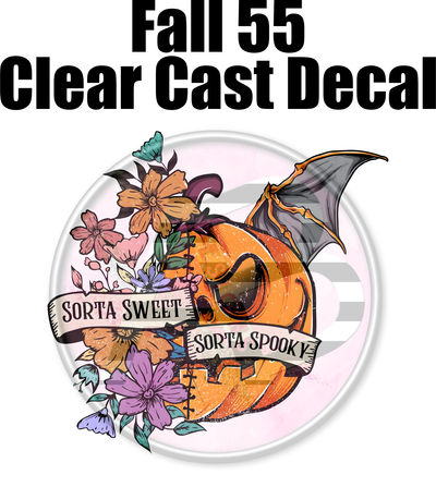 Fall 55 - Clear Cast Decal