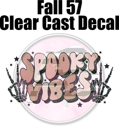 Fall 57 - Clear Cast Decal