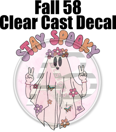 Fall 58 - Clear Cast Decal