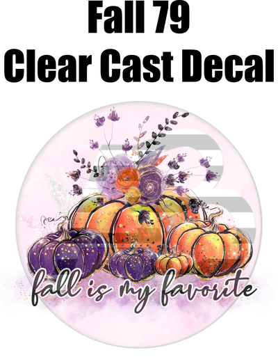 Fall 79 - Clear Cast Decal