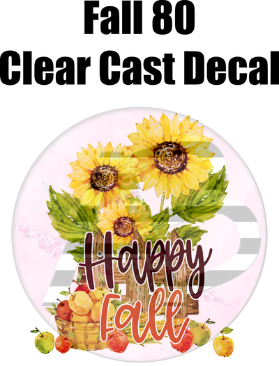 Fall 80 - Clear Cast Decal