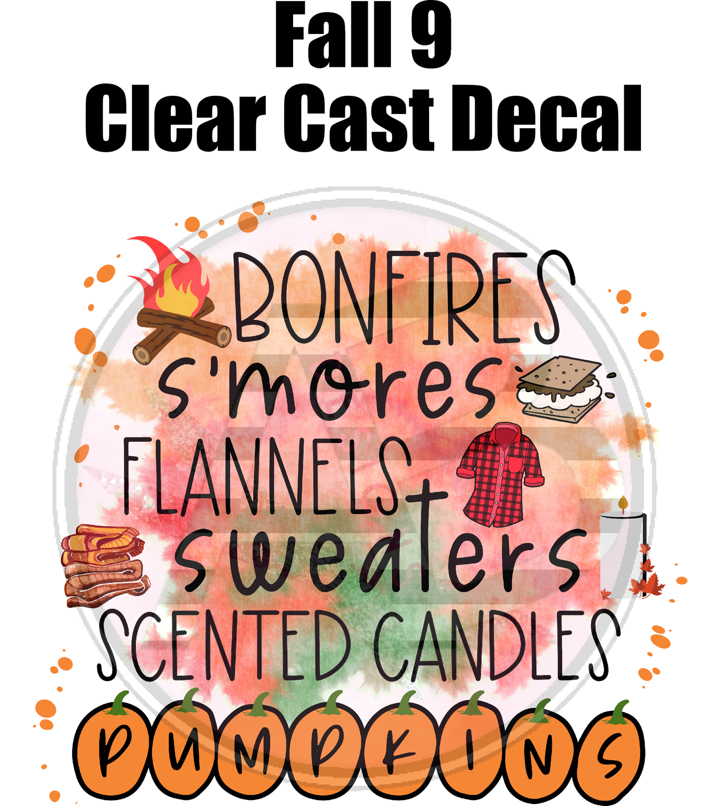 Fall 09 - Clear Cast Decal