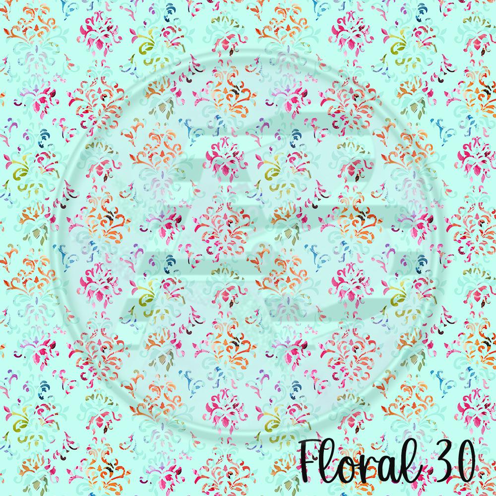 Adhesive Patterned Vinyl - Floral 30