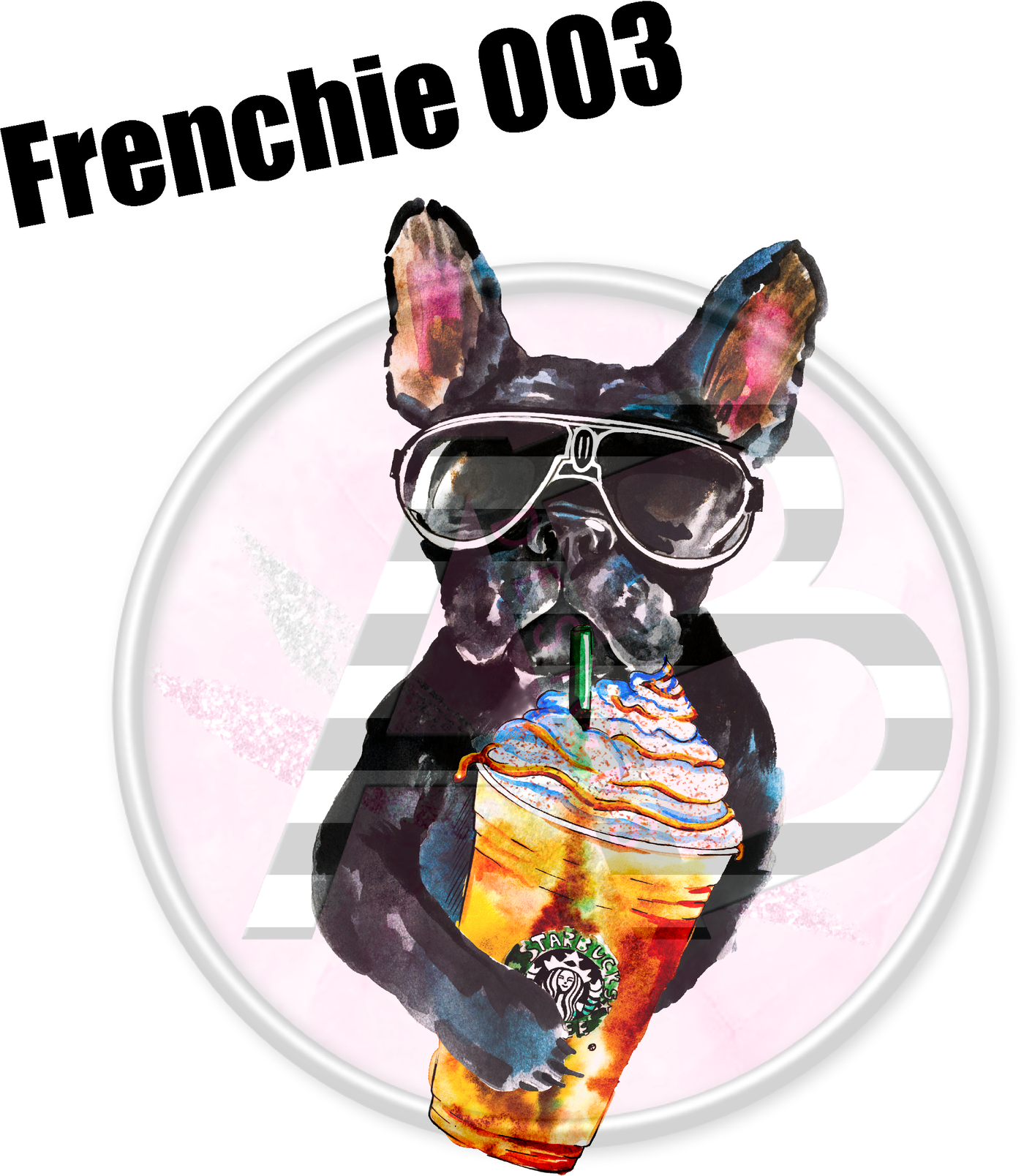 Frenchie 003 - Clear Cast Decal