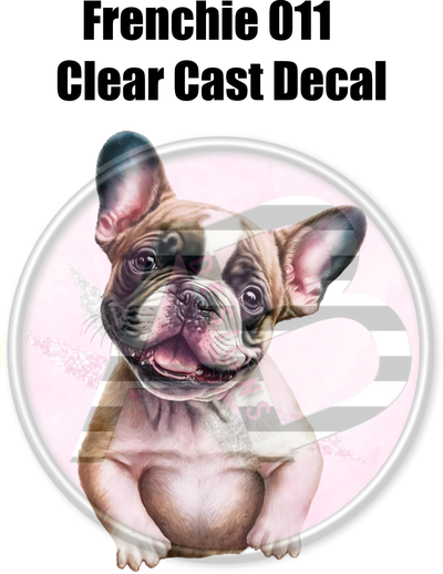 Frenchie 011 - Clear Cast Decal