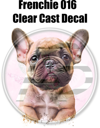 Frenchie 016 - Clear Cast Decal