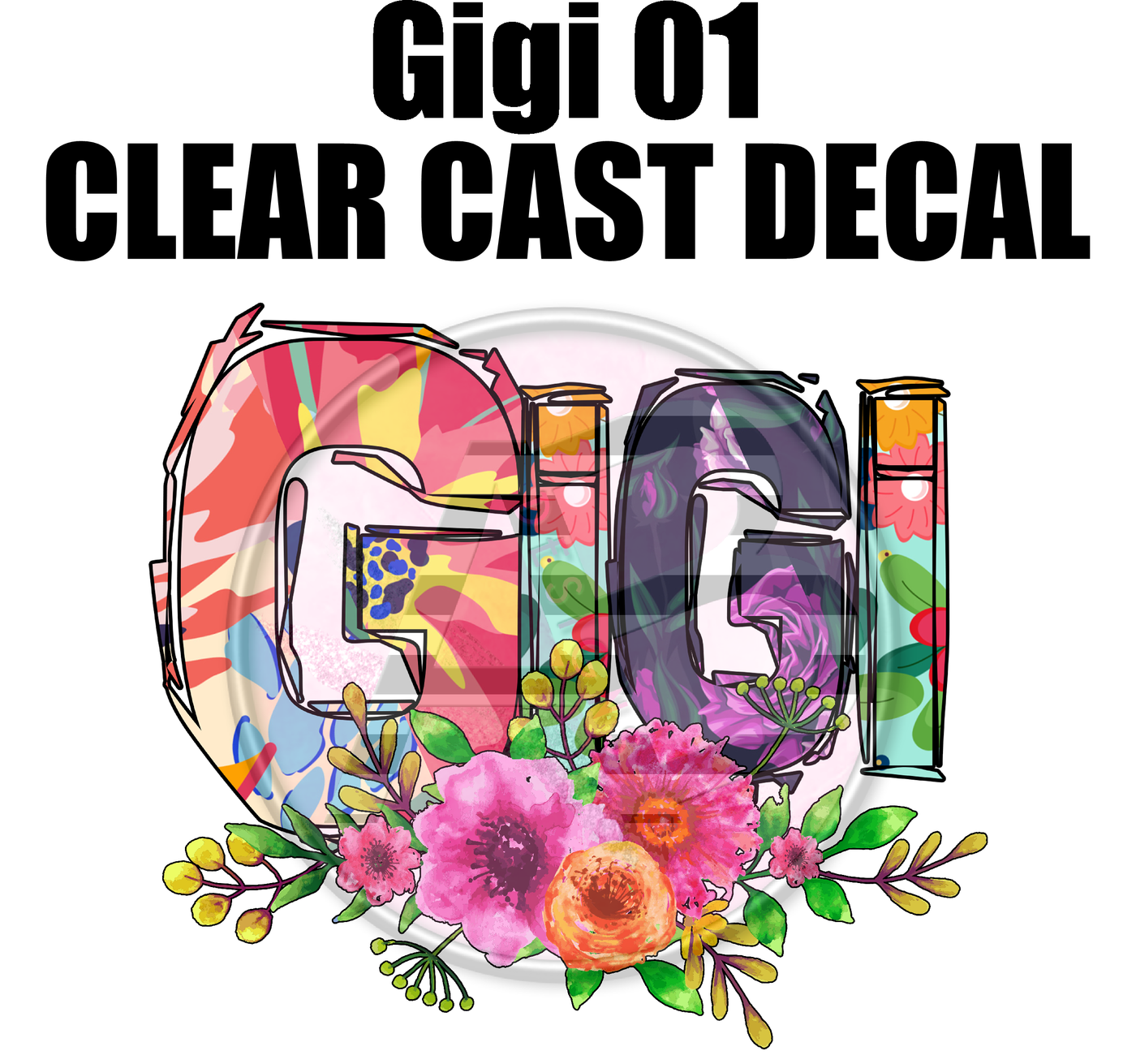 Gigi 01 - Clear Cast Decal