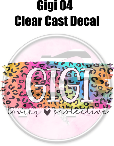 Gigi 04 - Clear Cast Decal