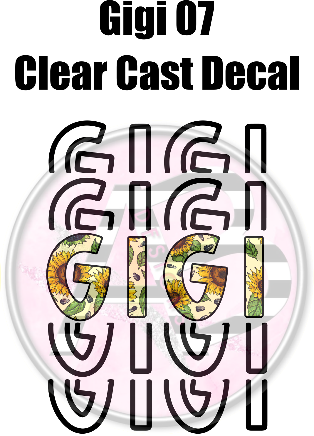 Gigi 07 - Clear Cast Decal - 06