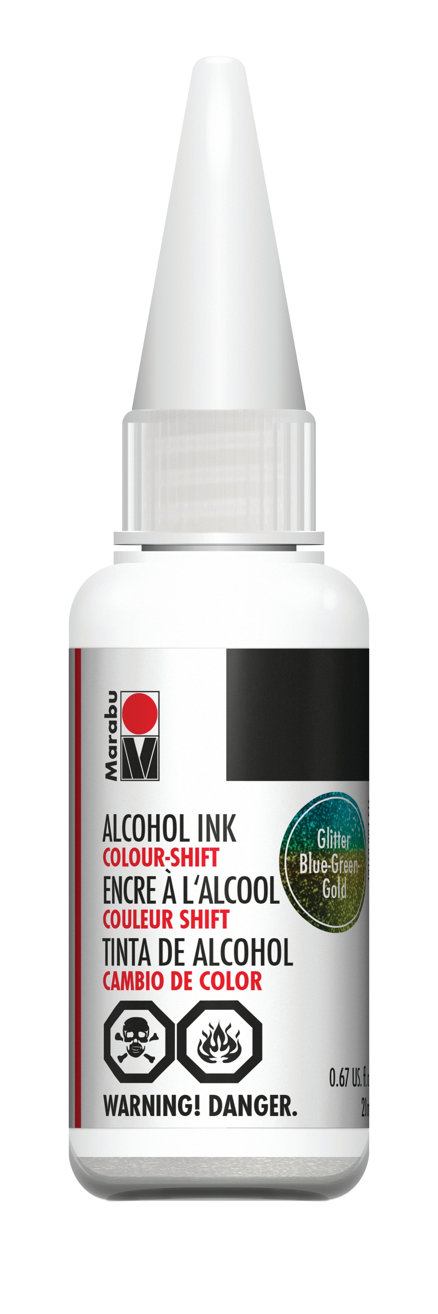 Glitter Blue/Green/Gold Marabu Alcohol Ink 516
