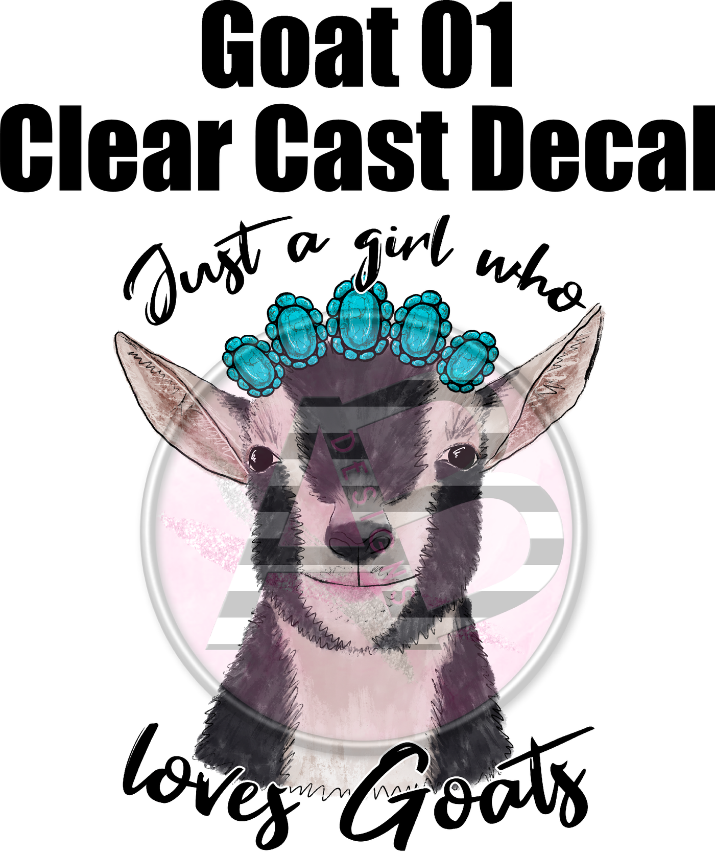 Goat 01 - Clear Cast Decal