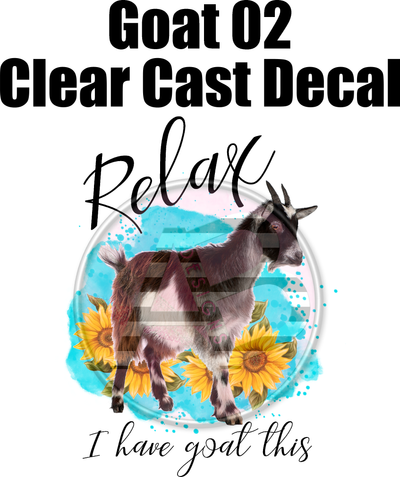Goat 02 - Clear Cast Decal