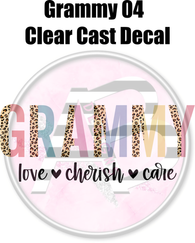 Grammy 04 - Clear Cast Decal