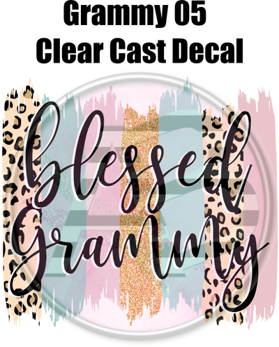 Grammy 05 - Clear Cast Decal