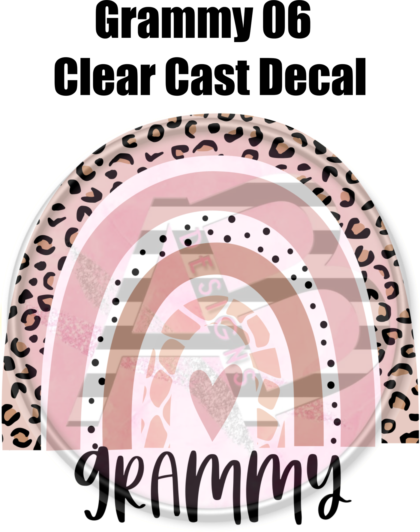 Grammy 06 - Clear Cast Decal