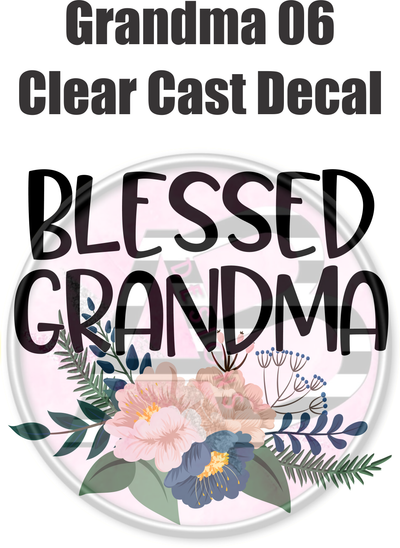 Grandma 06 - Clear Cast Decal