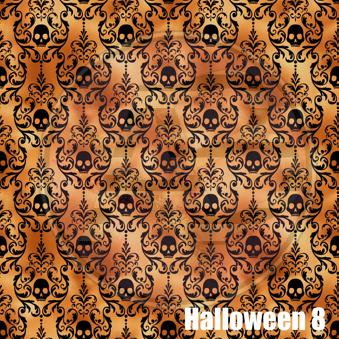Adhesive Patterned Vinyl - Halloween 8