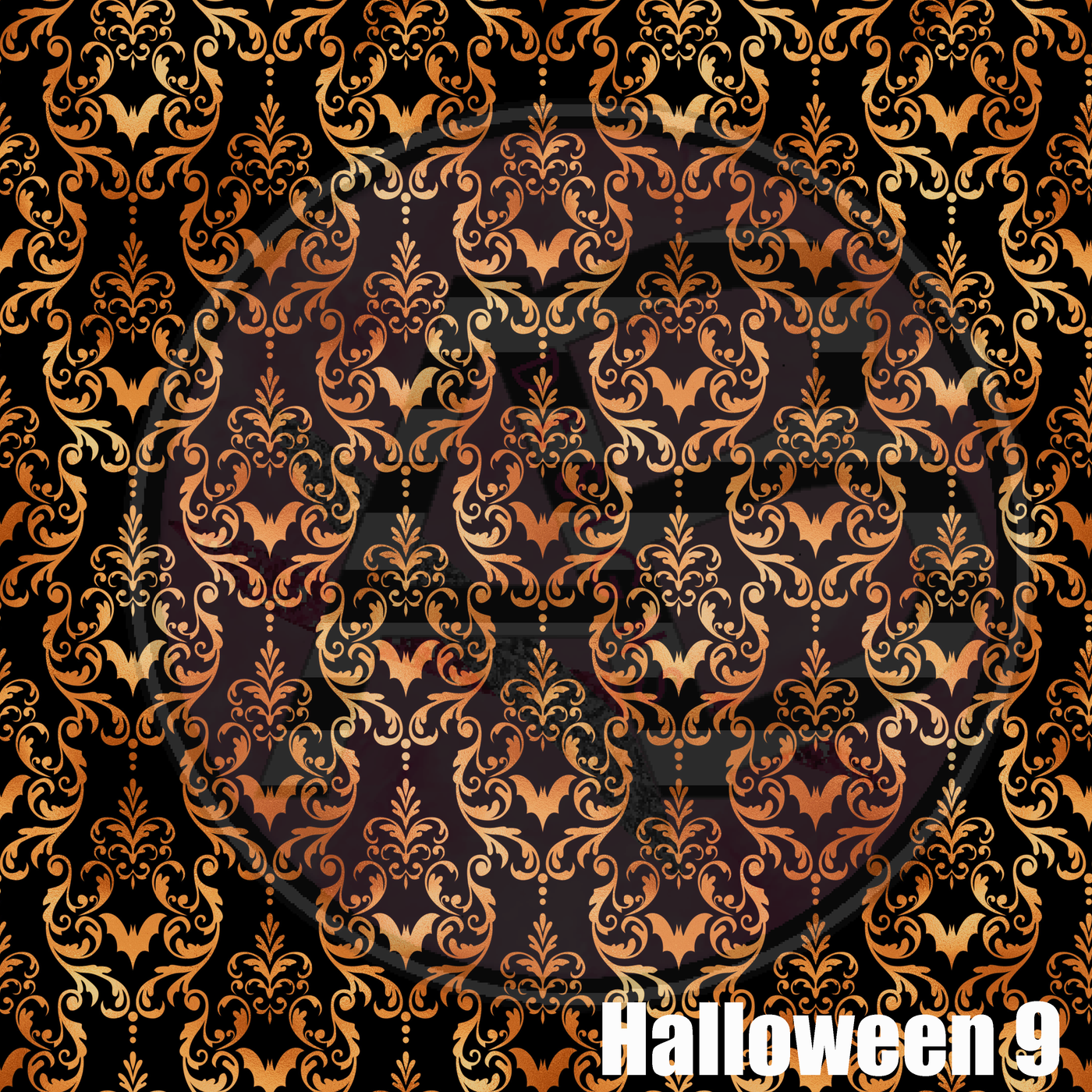 Adhesive Patterned Vinyl - Halloween 9