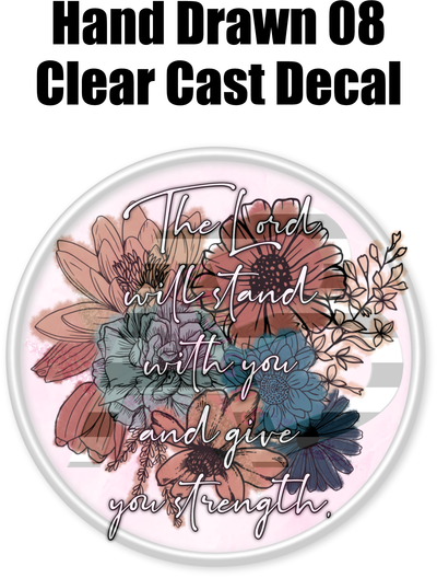 Hand Drawn 08 - Clear Cast Decal