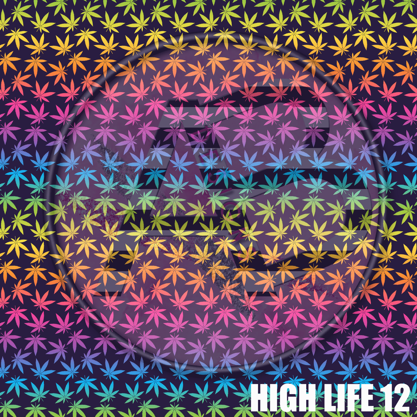 Adhesive Patterned Vinyl - High Life 12