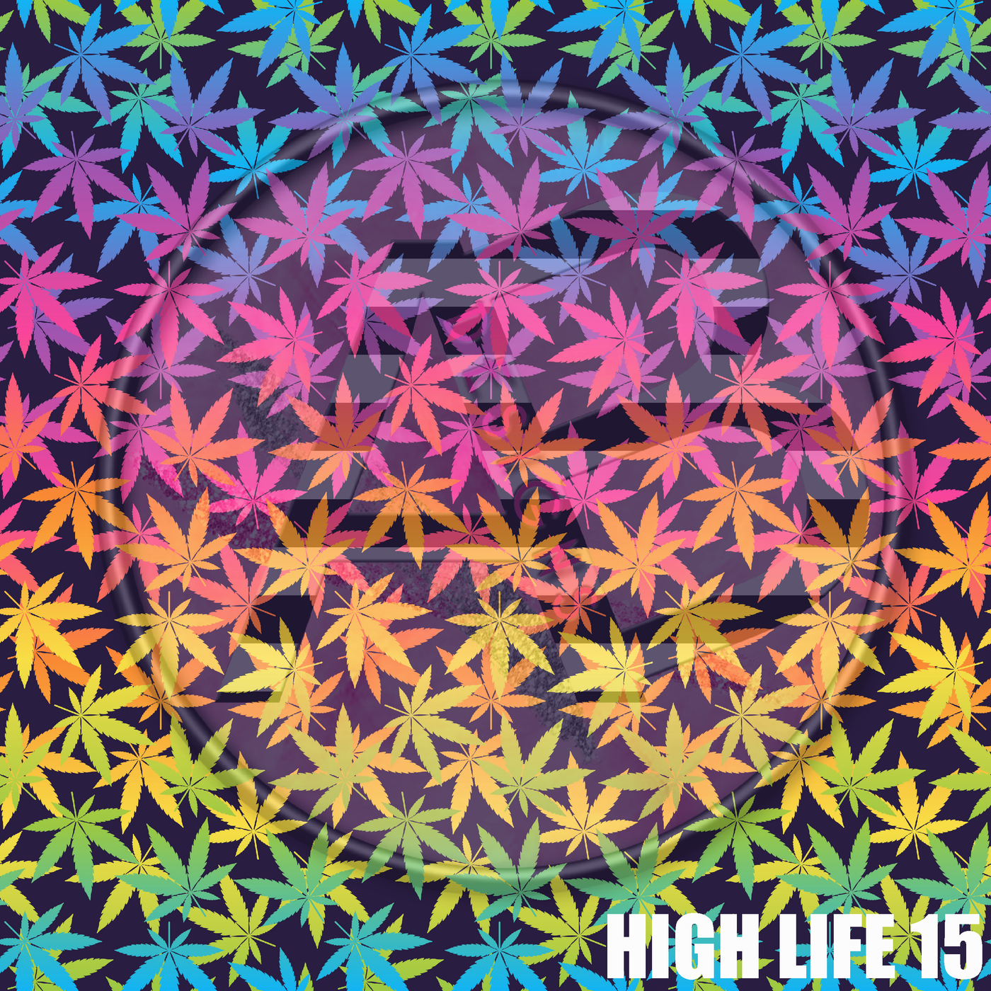 Adhesive Patterned Vinyl - High Life 15