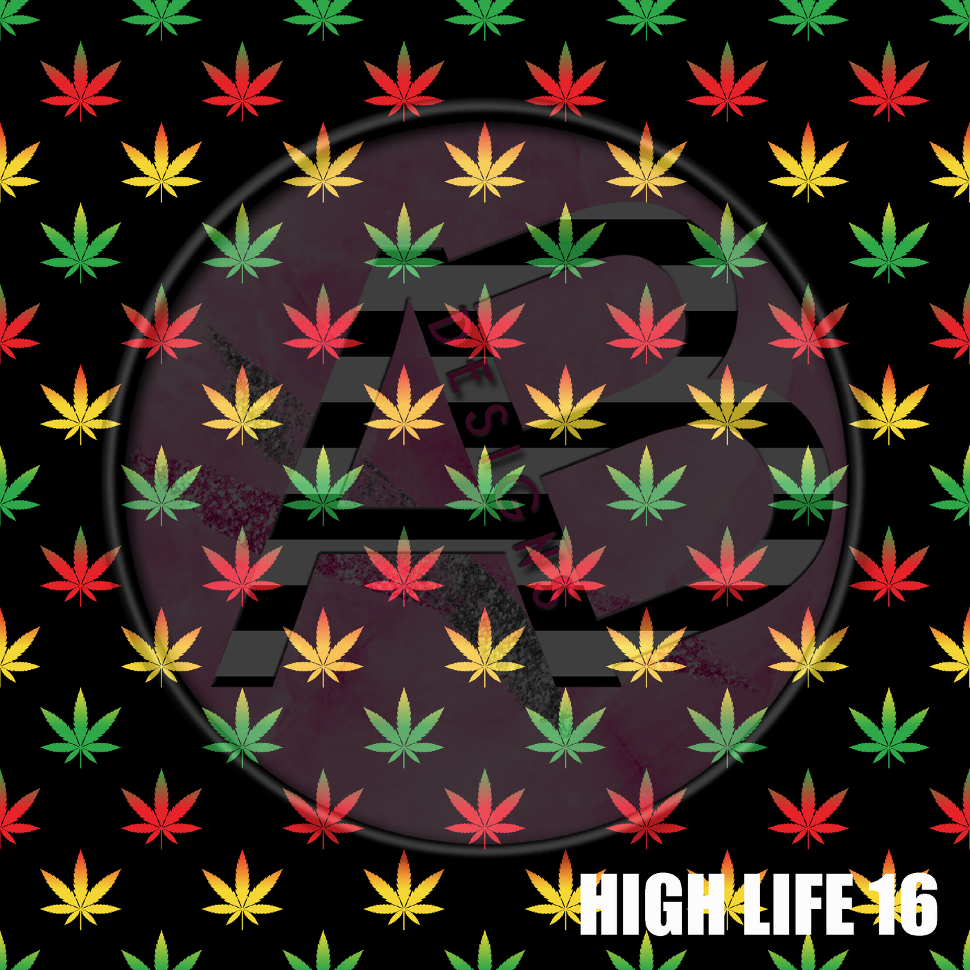 Adhesive Patterned Vinyl - High Life 16
