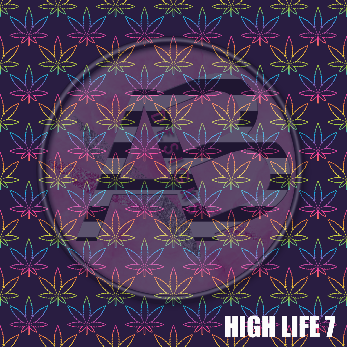 Adhesive Patterned Vinyl - High Life 7