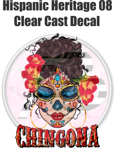 Hispanic Heritage 08 - Clear Cast Decal