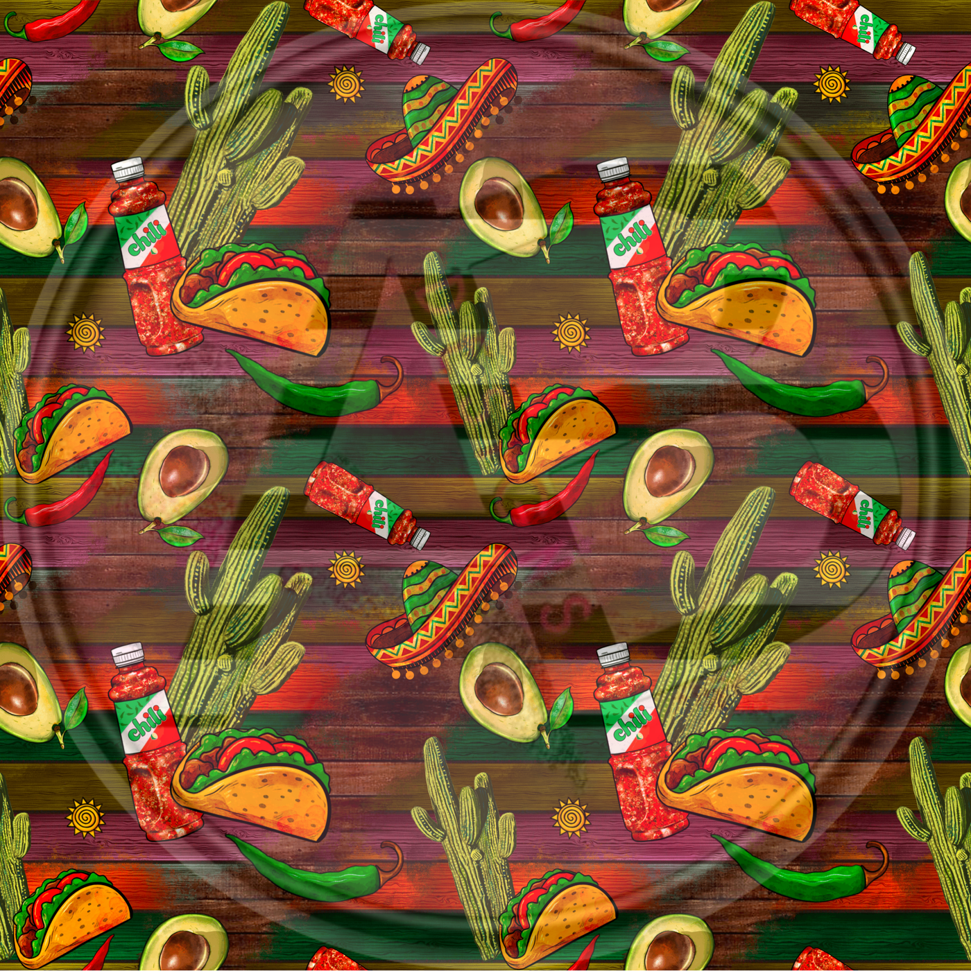 Adhesive Patterned Vinyl - Hispanic Heritage 11