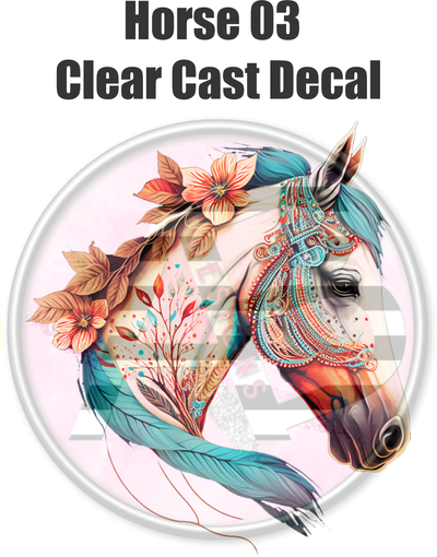 Horse 03 - Clear Cast Decal
