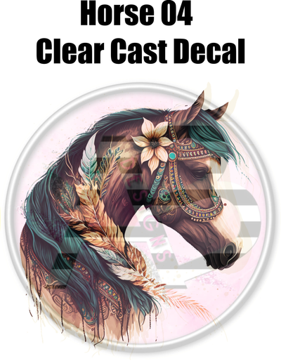 Horse 04 - Clear Cast Decal