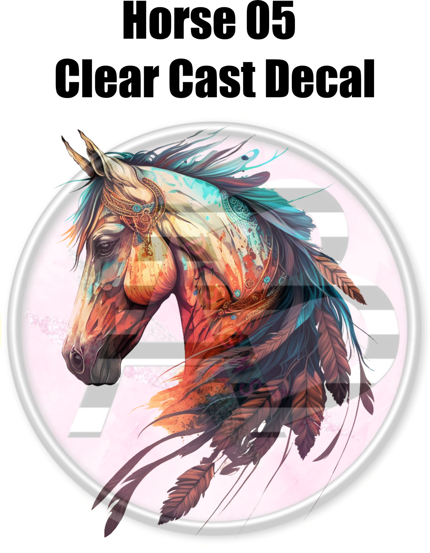 Horse 05 - Clear Cast Decal