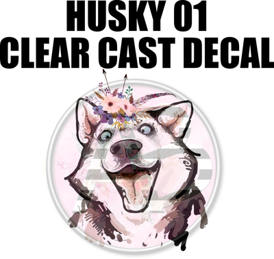 Husky 01 - Clear Cast Decal