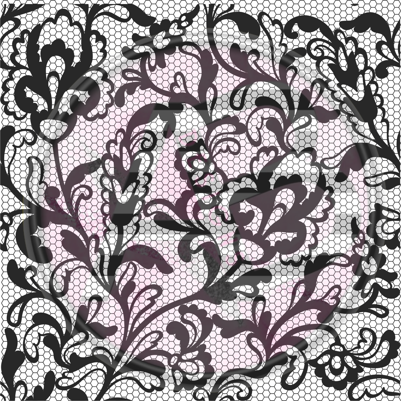 Adhesive Patterned Vinyl - Lace 12