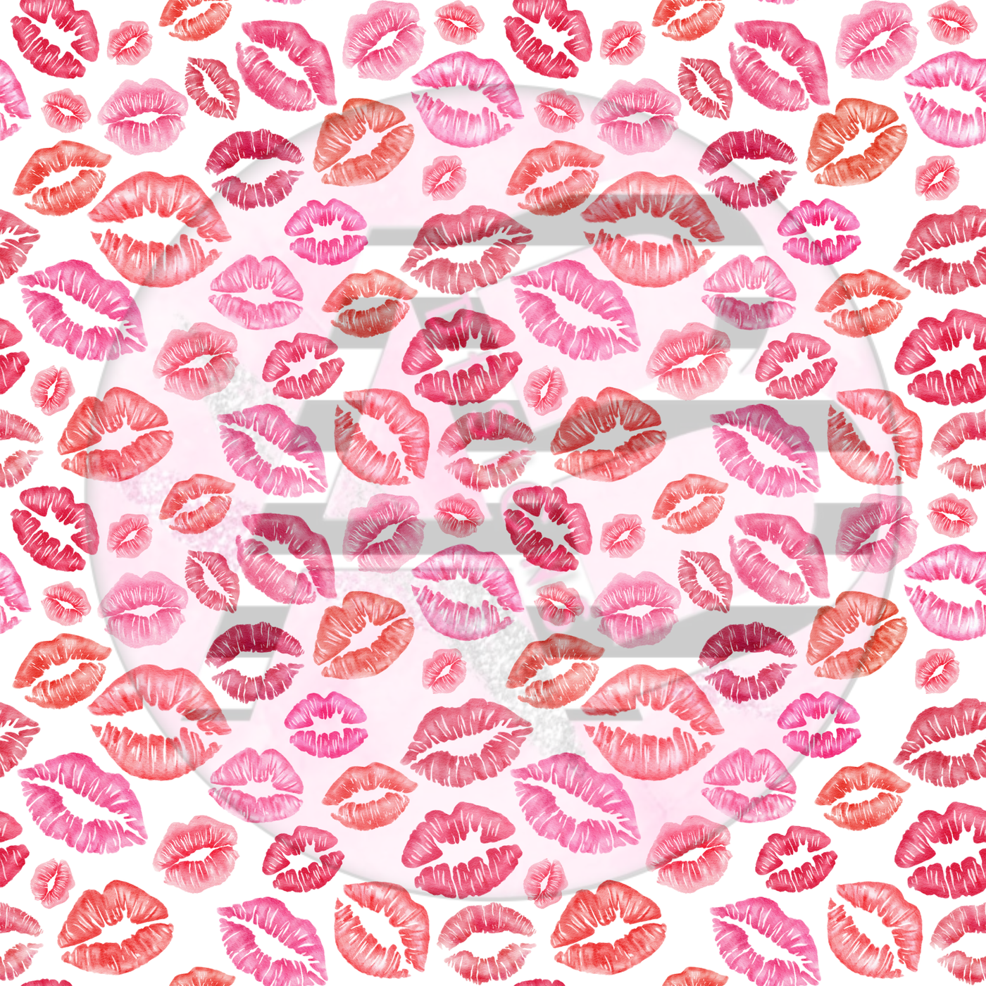 Adhesive Patterned Vinyl - Lips 04