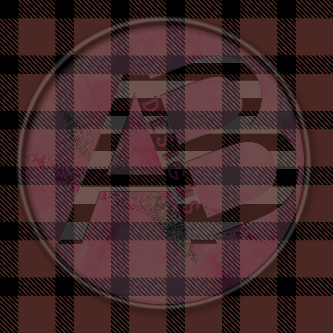 Adhesive Patterned Vinyl - Lumberjack 45