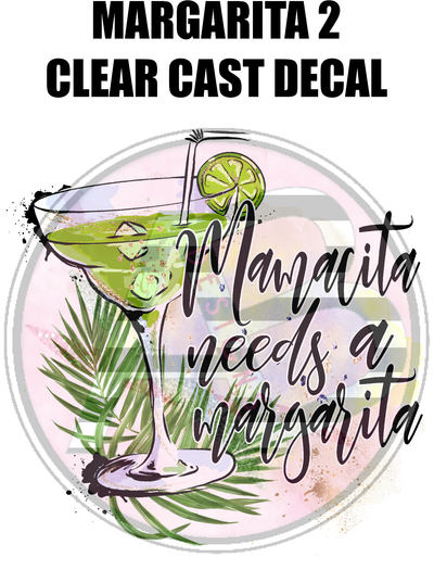 Margarita 2 - Clear Cast Decal