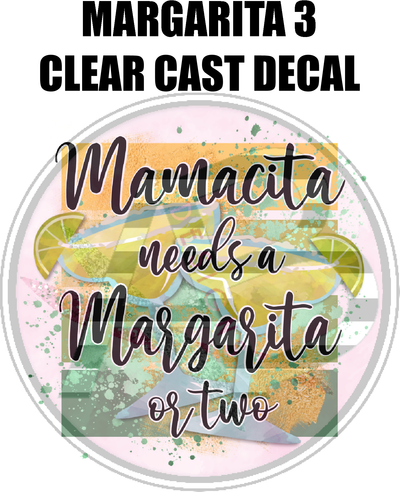 Margarita 3 - Clear Cast Decal