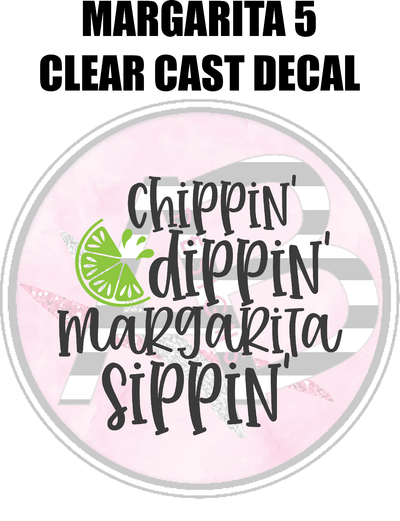 Margarita 5 - Clear Cast Decal