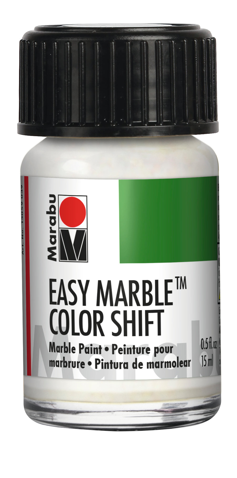 Metallic Teal/Silver/Red Marabu Easy Marble 730