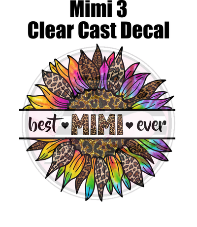 Mimi 3 - Clear Cast Decal