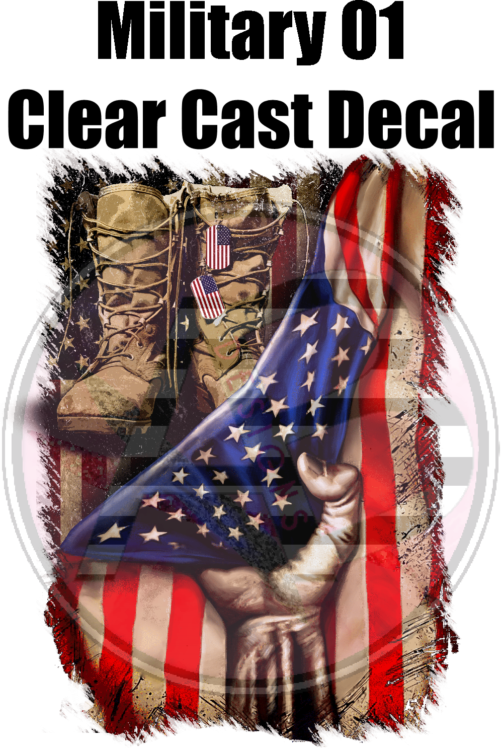 Military 01 - Clear Cast Decal