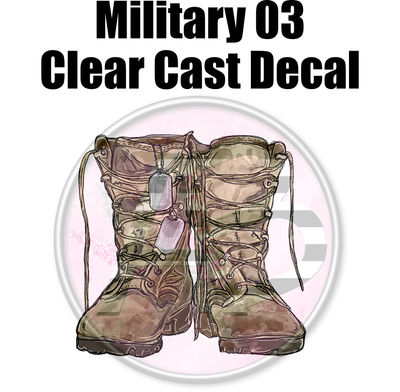 Military 03 - Clear Cast Decal