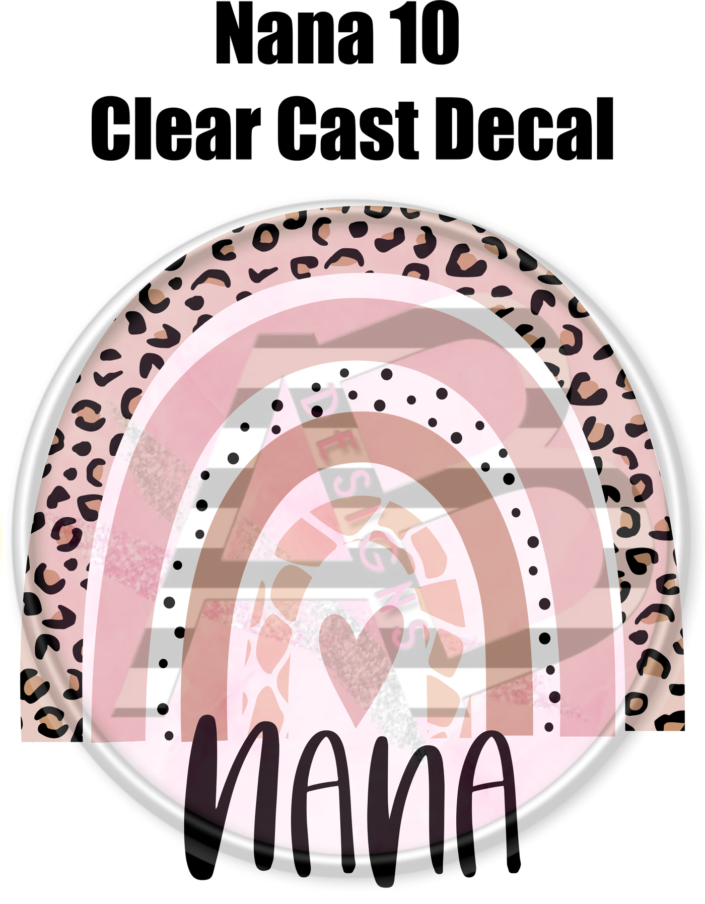 Nana 10 - Clear Cast Decal